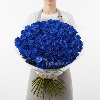 101 синяя роза (Premium)