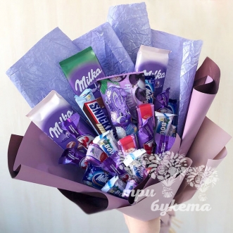 Подарки для детей - букеты из конфет
