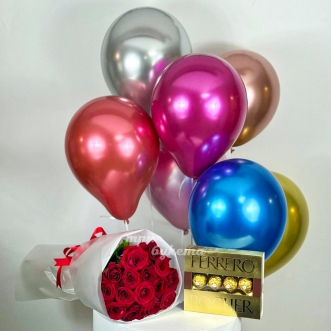 nabor-iz-sharikov-konfet-i-15-krasnyh-roz